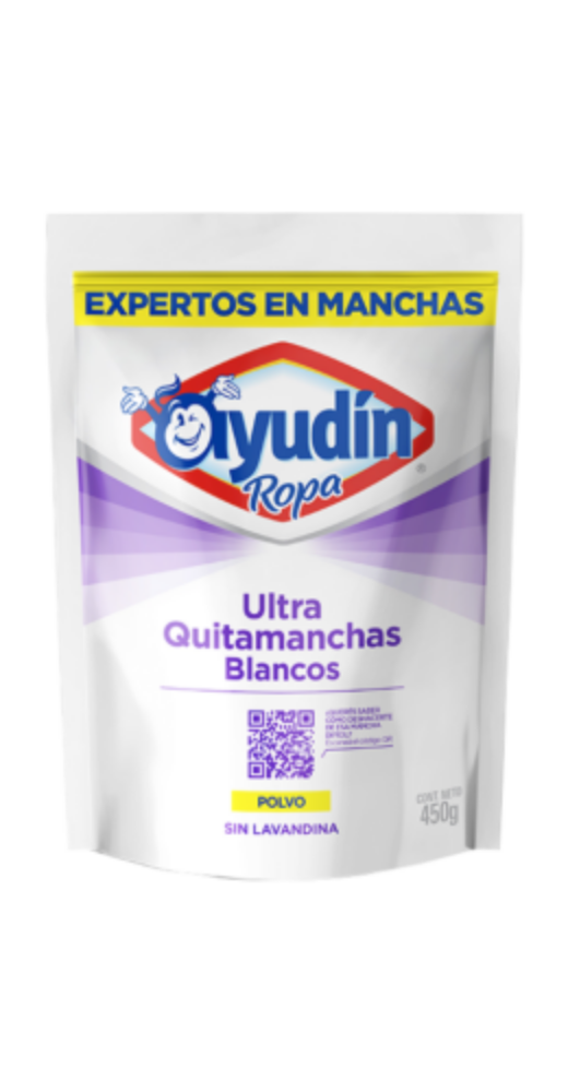 Ayudín® Ropa Ultra Quitamanchas Blancos Polvo | Clorox Ayudin