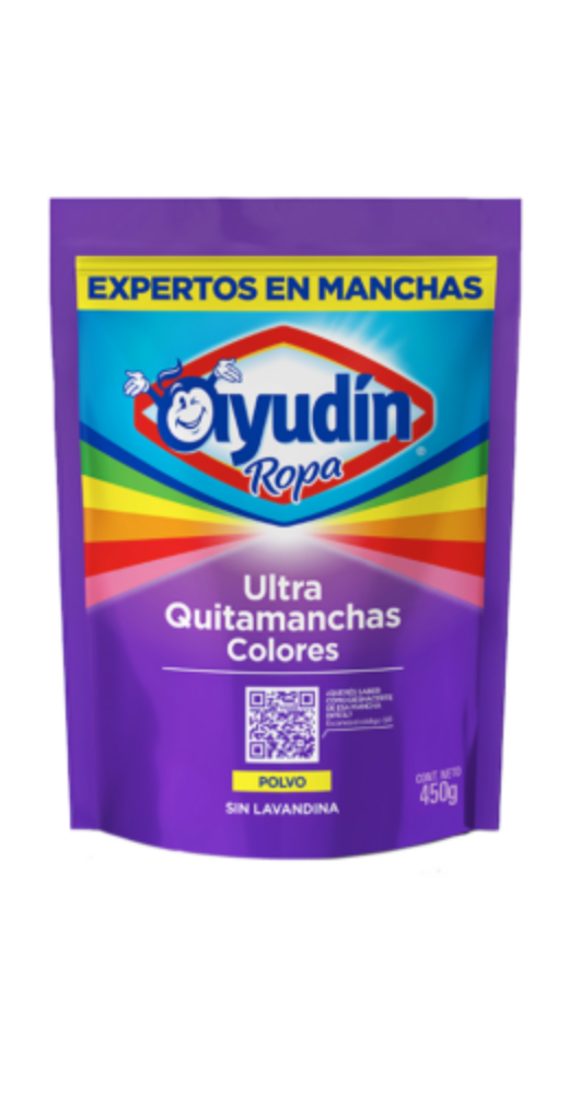 Ayudín® Ropa Ultra Quitamanchas Colores en Polvo